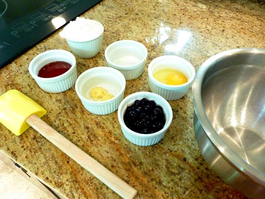 lemon blueberry cupcake ingredients