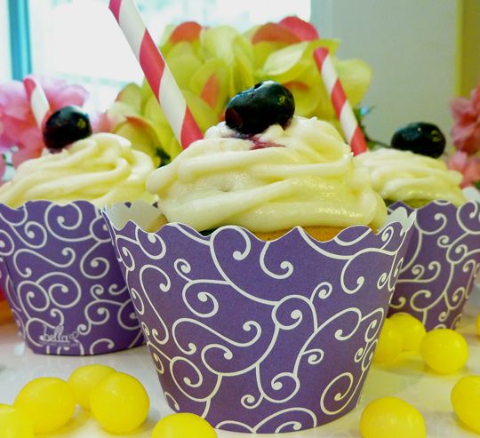 Purple Cupcake Wrappers
