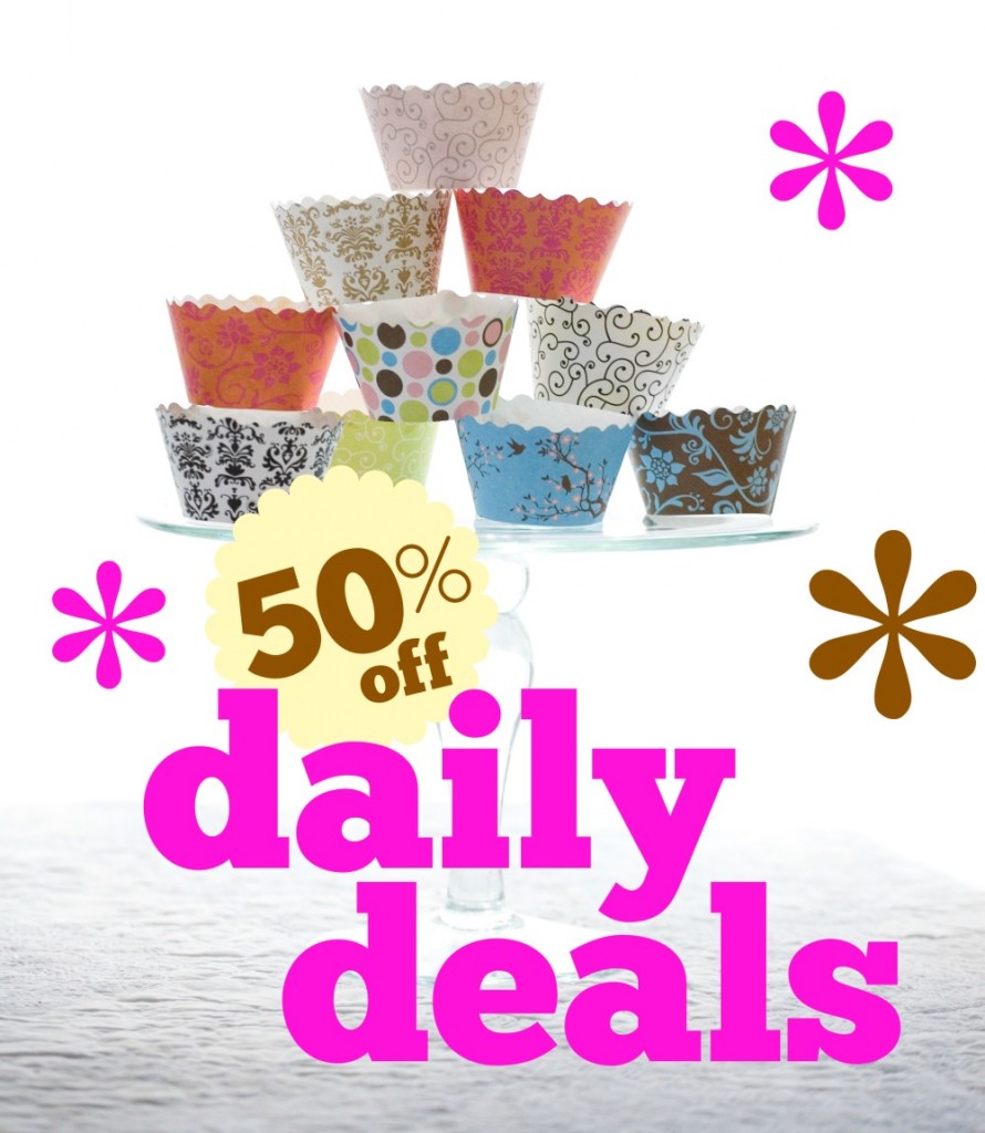 cupcake liner daily deal