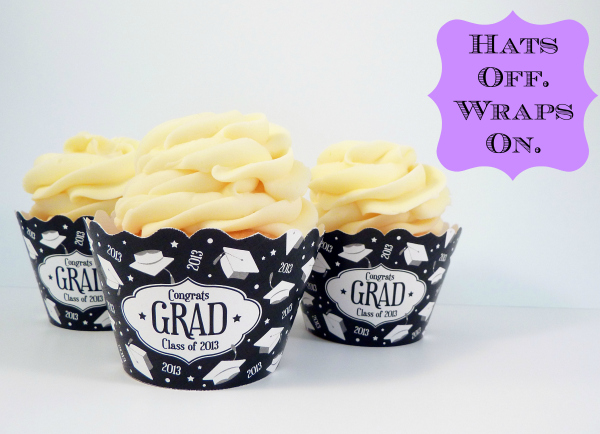Graduation Cupcake Wrappers 2013